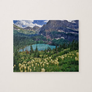 Puzzle Herbe d'ours au-dessus du lac Grinnell dans les Ma