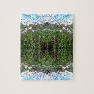 Puzzle Herbe Verte Ciel Bleu