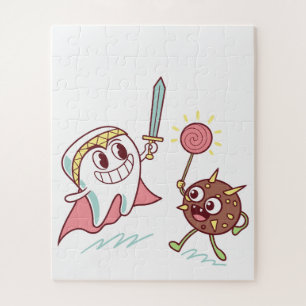 Puzzle Héros des dents vs Bacteria Monster Dental Cartogr