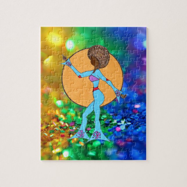 Puzzle HEUREUSE DANSE - PARTIES SCINTILLANT Pouvez-vous l (Vertical)