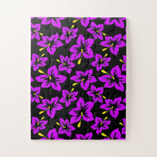 Puzzle Hibiscus hawiens tropicaux