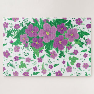 Puzzle Hibiscus pourpre