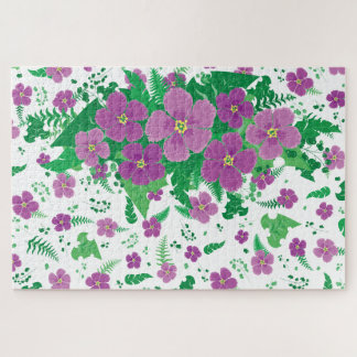 Puzzle Hibiscus pourpre