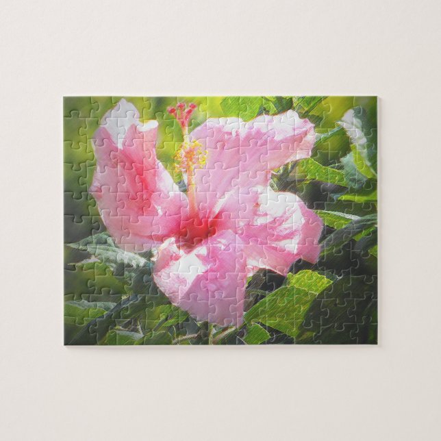 Puzzle Hibiscus rose (Horizontal)