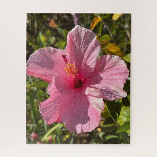 Puzzle Hibiscus tropical rose, Oakland (Vertical)