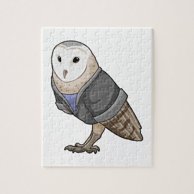 Puzzle Hibou comme secrétaire (Vertical)