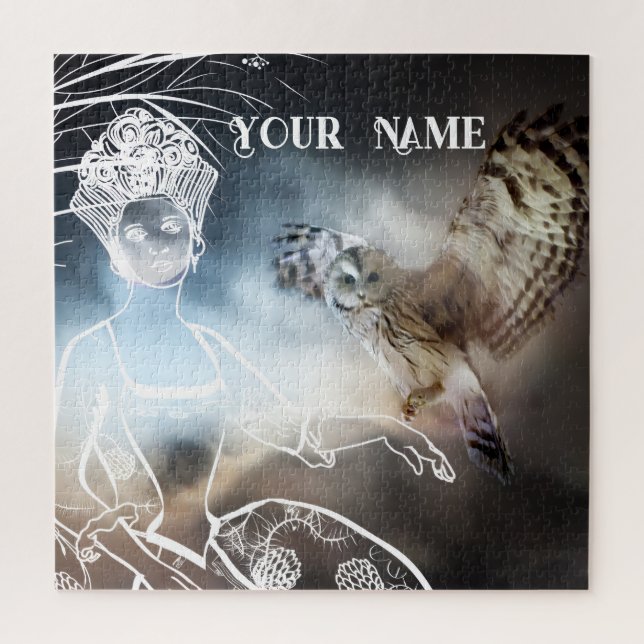 Puzzle Hibou et Dame (Vertical)