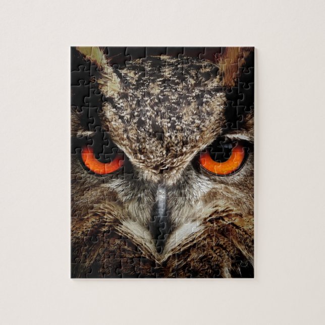 Puzzle Hibou féroce (Vertical)
