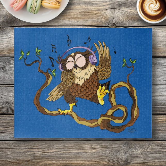 Puzzle Hibou mélomane (Créateur téléchargé)