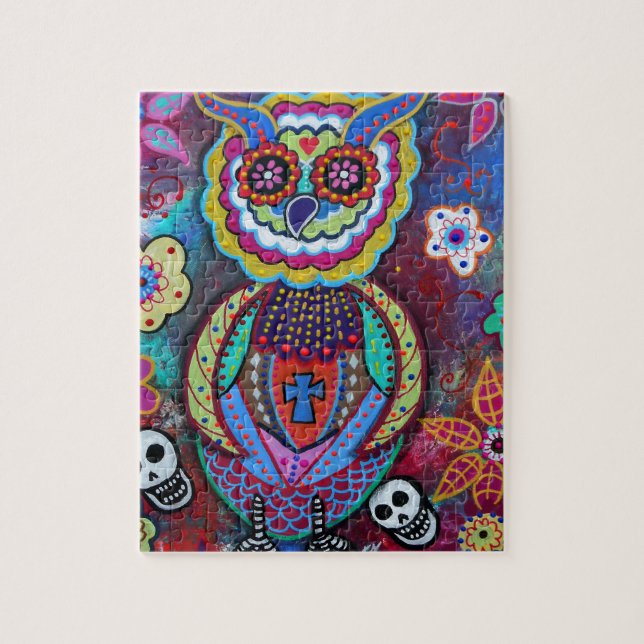 PUZZLE HIBOU SAGE DE DIA DE LOS MUERTOS TALAVERA (Vertical)