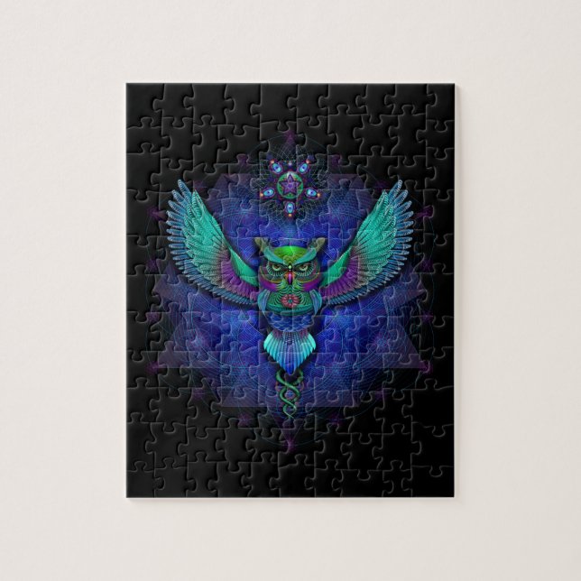 Puzzle Hibou visionnaire (Vertical)