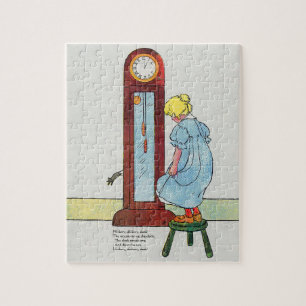 Puzzle Hickory, Dickory, Dock Mother Goose Nursery Rhyme