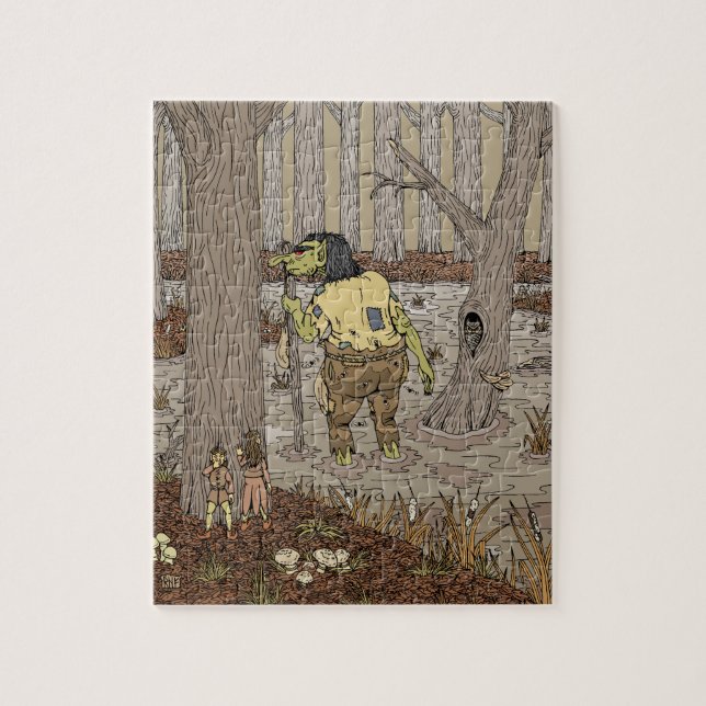 Puzzle Hiding from Stinkbottom Troll (Vertical)