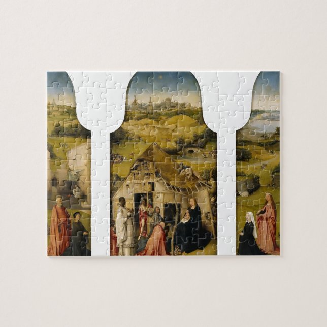 Puzzle Hieronymus Bosch- l'adoration des Magi (Horizontal)