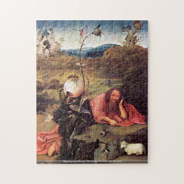 Puzzle Hieronymus Bosch - Meditator St John le baptiste (Vertical)