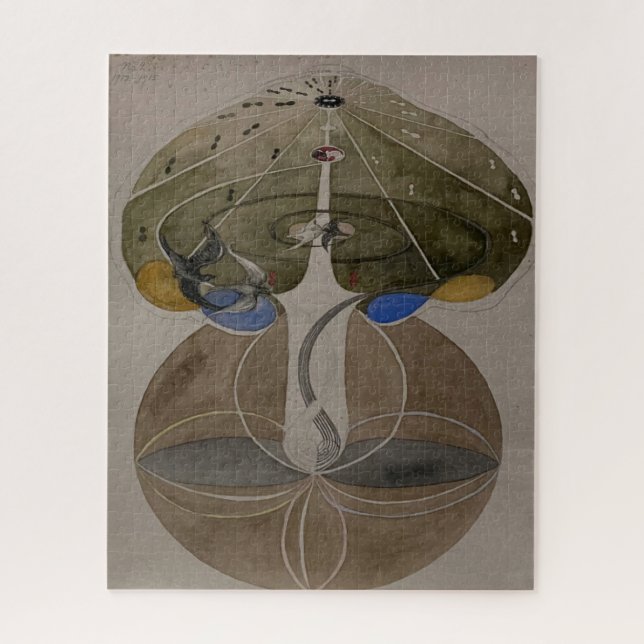 Puzzle Hilma Af Klint, Arbre De Connaissances No2 Art Abs (Vertical)