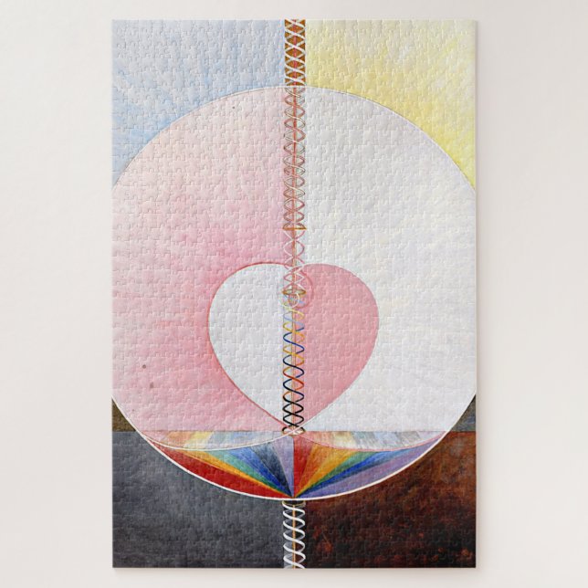 Puzzle Hilma af Klint - La colombe, no 1 (Vertical)