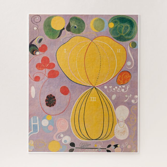 Puzzle Hilma Af Klint, La Dix Plus Grande No7, Art Abstra (Vertical)