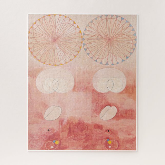 Puzzle Hilma Af Klint, Le Dix Plus Grand No9, Art Abstrai (Vertical)