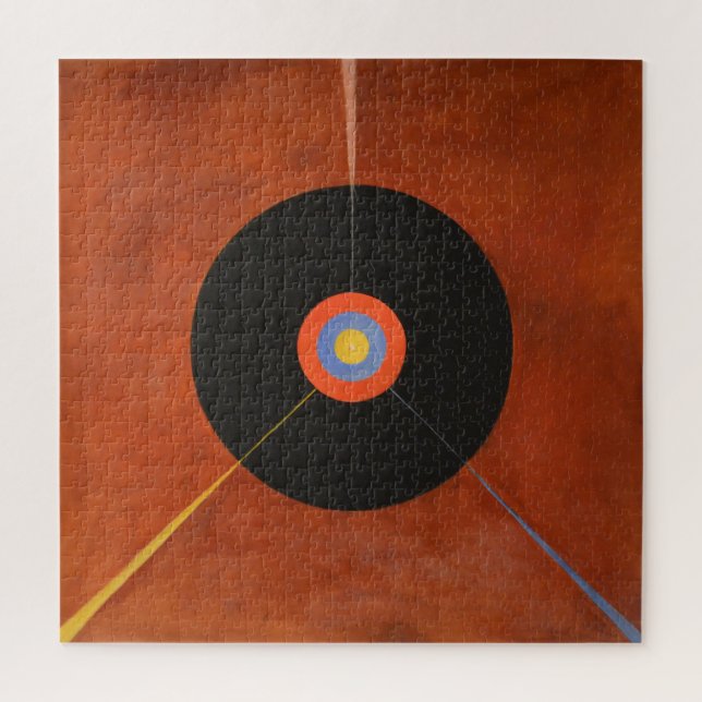 Puzzle Hilma Af Klint, Le Swan No.18, Art Abstrait (Vertical)