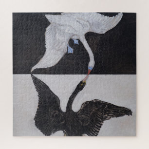 Puzzle Hilma Af Klint, Le Swan No.1, Art Abstrait