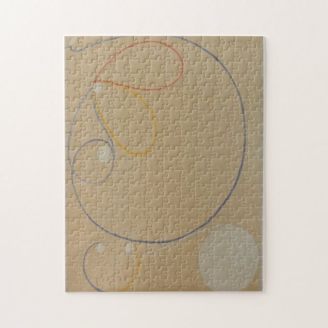 Puzzle Hilma Af Klint, Seven Point Star No7, Art Abstrait (Vertical)