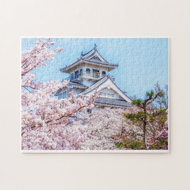 Puzzle Himeji Castle in Full Bloom  (Horizontal)