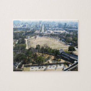 Puzzle Himeji, Japon (Vue du château haut)