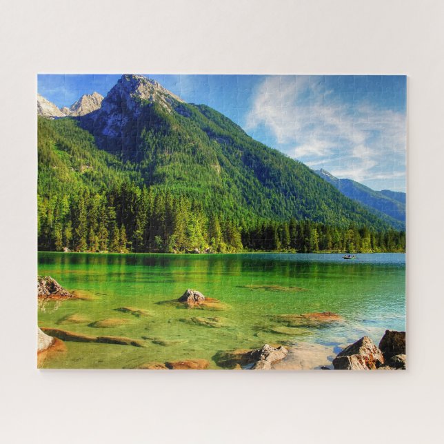 Puzzle Hintersee Ramsau Bavaria. (Horizontal)