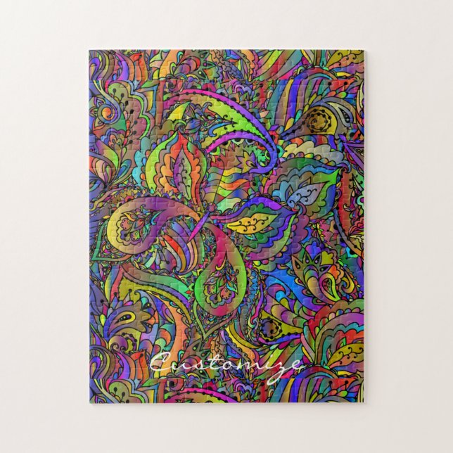 Puzzle Hippie Super Psychedelic Design Thunder_Cove (Vertical)