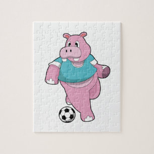 Puzzle Hippo as Soccer player with Soccer.PNG