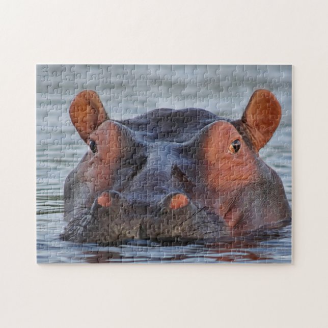 Puzzle Hippo Heureux (Horizontal)
