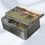 Puzzle Hippocampe à Longchamp par Edgar Degas<br><div class="desc">Racehorses at Longchamp (1873-5) de Edgar Degas est un tableau d'art impressionniste vintage présentant des jockeys sur des chevaux de course. Les hommes se dirigent vers la ligne de départ. À propos de l'artiste : Edgar Degas (1834-1917) est considéré comme l'un des fondateurs de l'impressionnisme, bien qu'il ait préféré le...</div>