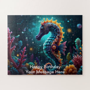 Puzzle Hippocampe sous l'aventure de la mer