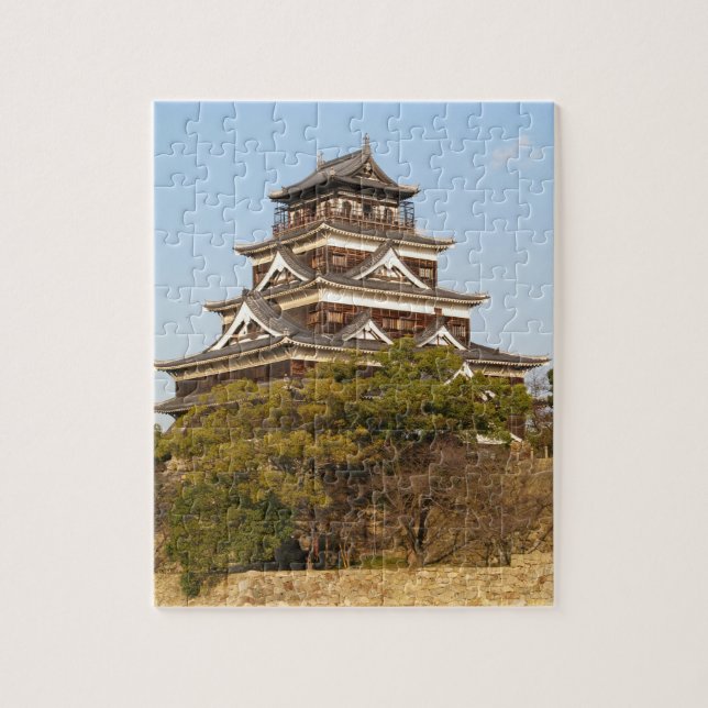 Puzzle Hiroshima Castle 広 島 城, Hiroshima, Japon (Vertical)