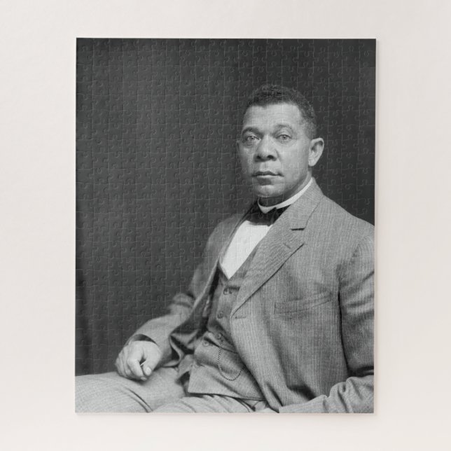 Puzzle Histoire des Noirs : Booker T. Washington, Droits  (Vertical)