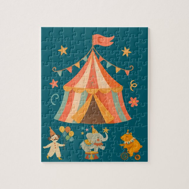 Puzzle Histoire du Cirque Rétro (Vertical)