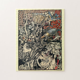 Puzzle Histoires de fées celtiques vintages Créatures de