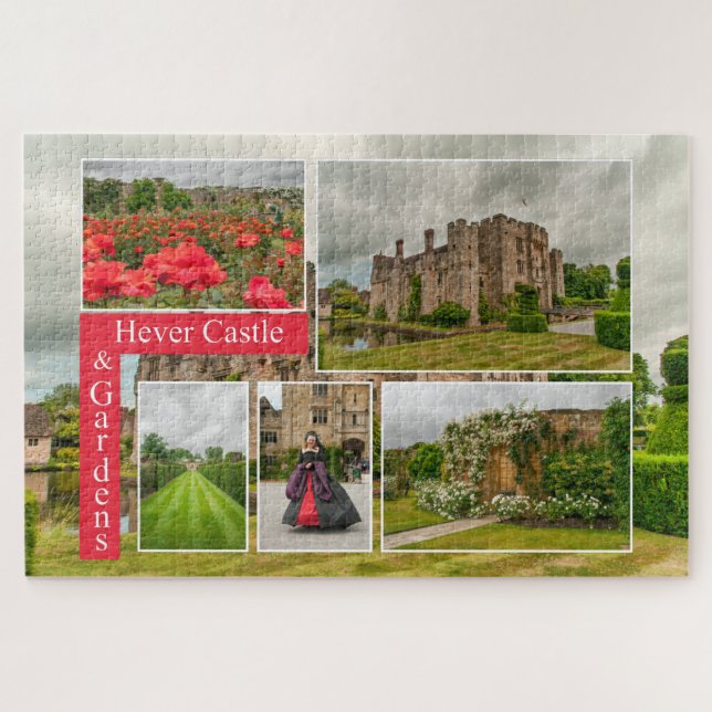 Puzzle Historic Hever Castle & Gardens Kent Scenic (Horizontal)