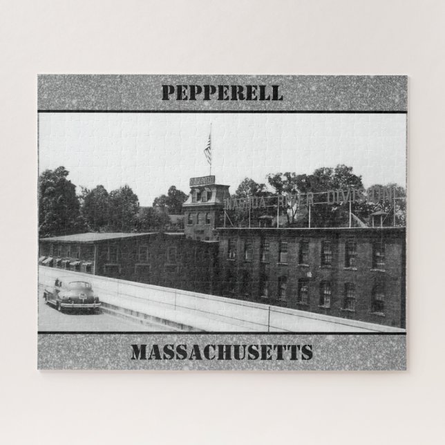 Puzzle Historic Paper Mill in Pepperell Massachusetts (Horizontal)