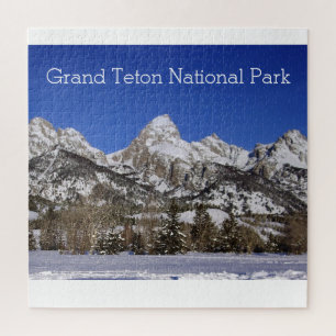 Puzzle Hiver dans les montagnes du Grand Teton Pittoresqu