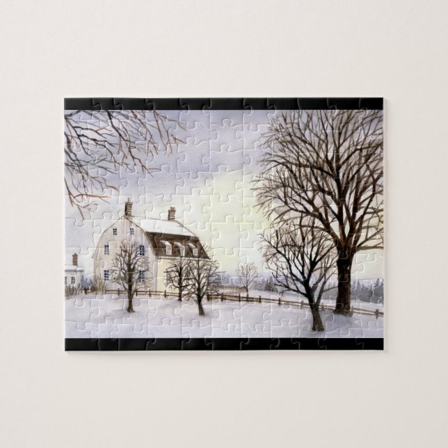 Puzzle Hiver en Nouvelle-Angleterre (Horizontal)