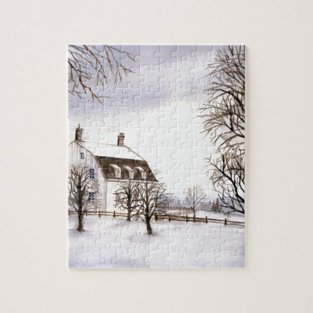 Puzzle Hiver en Nouvelle-Angleterre (Vertical)