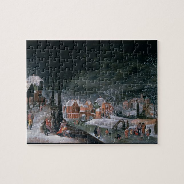 Puzzle Hiver (huile sur le panneau) (voyez également (Horizontal)