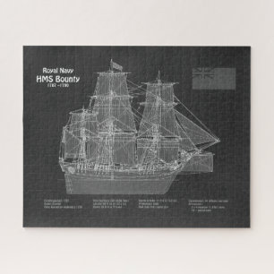 Puzzle HMS Bounty - Plan directeur des navires
