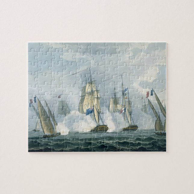 Puzzle HMS Sirius, capitaine Rowse engageant un Squadr (Horizontal)