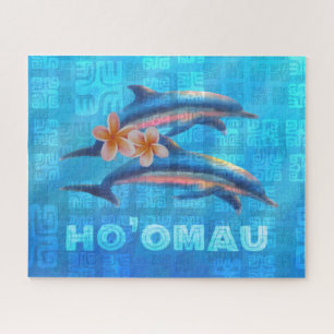 Puzzle HO’OMAU - Collage primitif des dauphins hawaïens