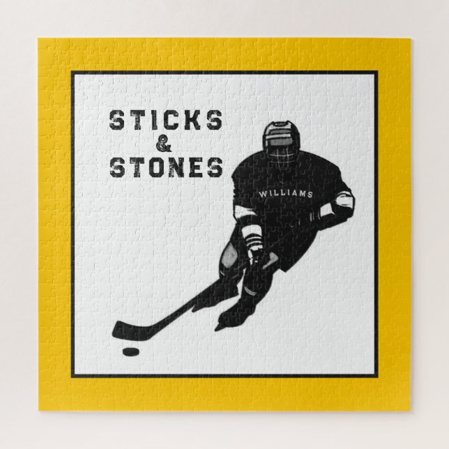 Puzzle Hockey personnalisé (Vertical)