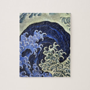 Puzzle Hokusai Feminine Wave Japanese Vintage Fine Art