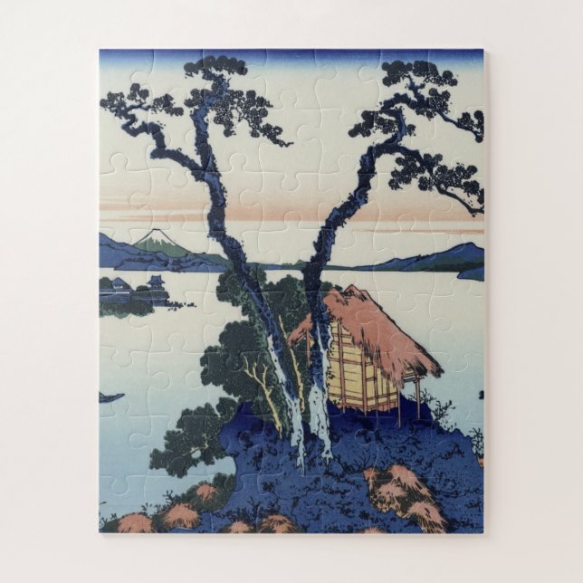 Puzzle Hokusai Katsushika - Lac Suwa (Vertical)